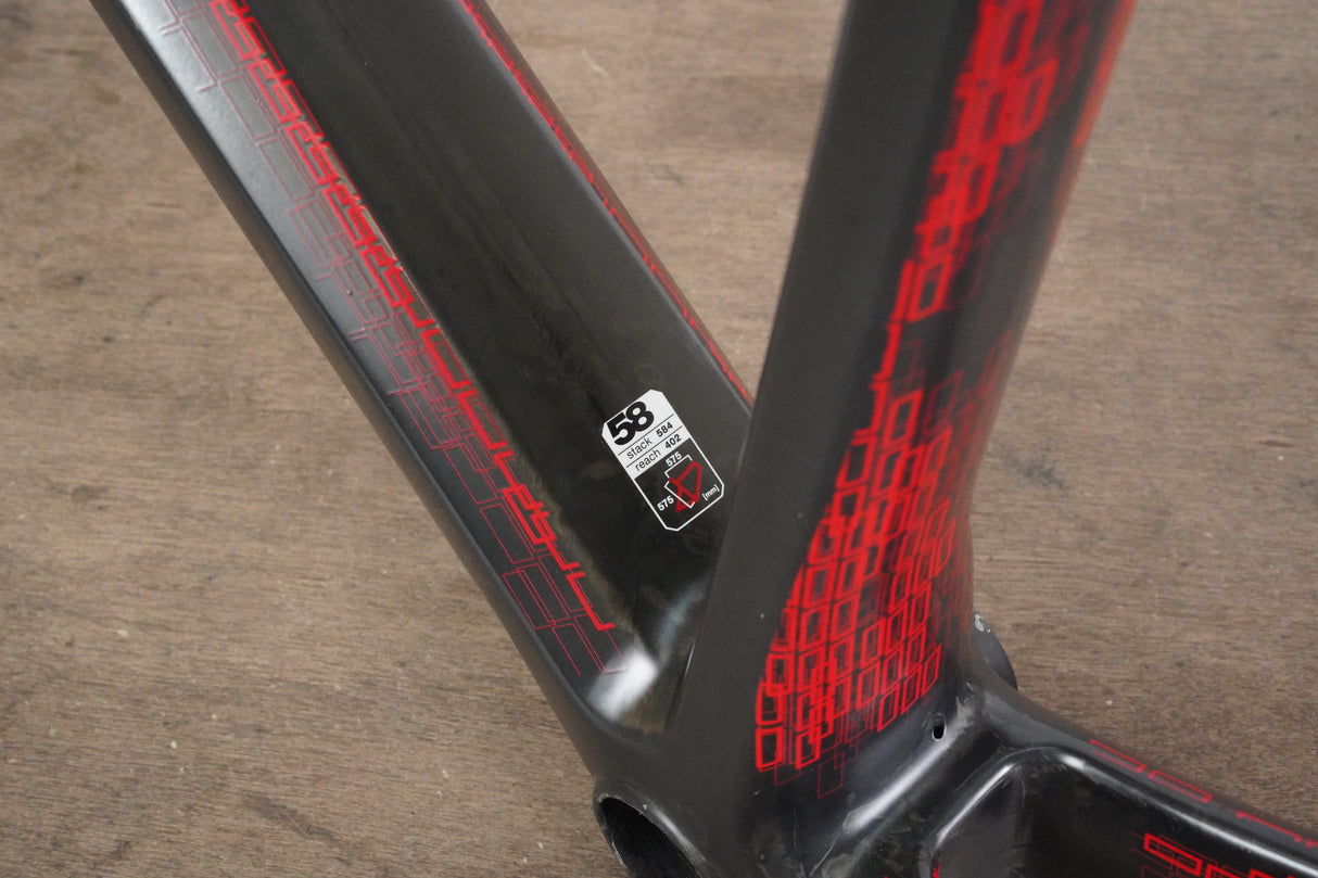 58cm BMC Teammachine SLR01 Carbon Rim Brake Frameset SLR 01