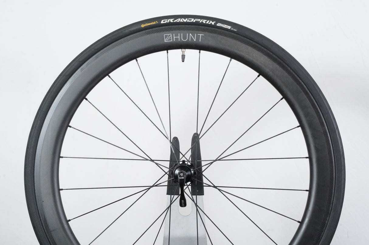Hunt 50 Carbon Tubeless Clincher Rim Brake Wheelset Campagnolo 11 Speed