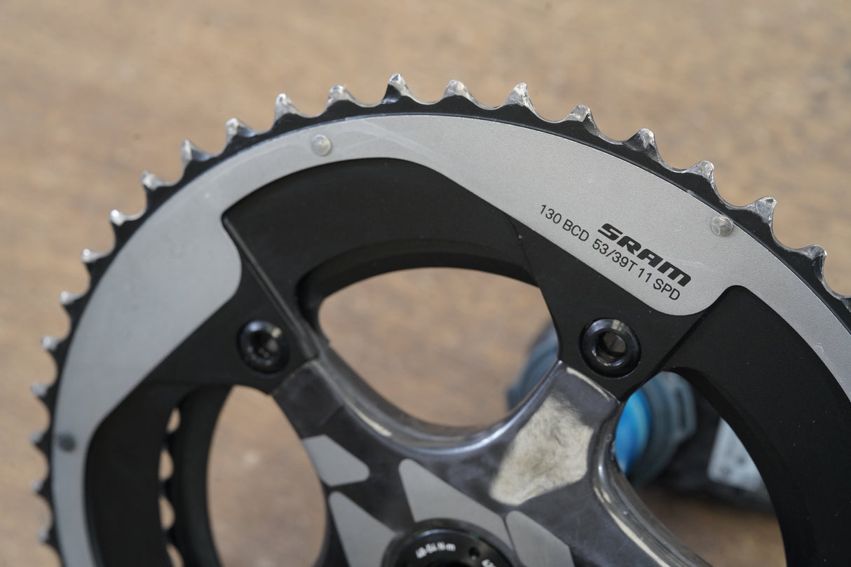 175mm 53/39T BB30 SRAM Red 22 Carbon Stages Power Meter Crankset
