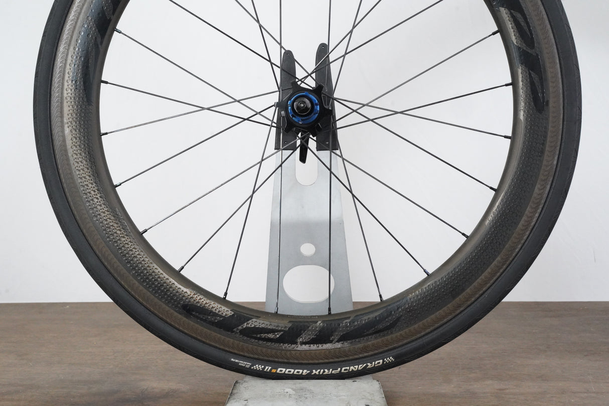 Zipp 404 Firecrest 77/177 Carbon Clincher Rim Brake Wheelset Campagnolo 11 Speed