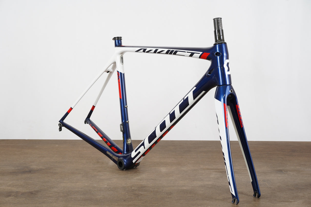 54cm Scott Addict Team Issue Carbon Rim Brake Road Frameset