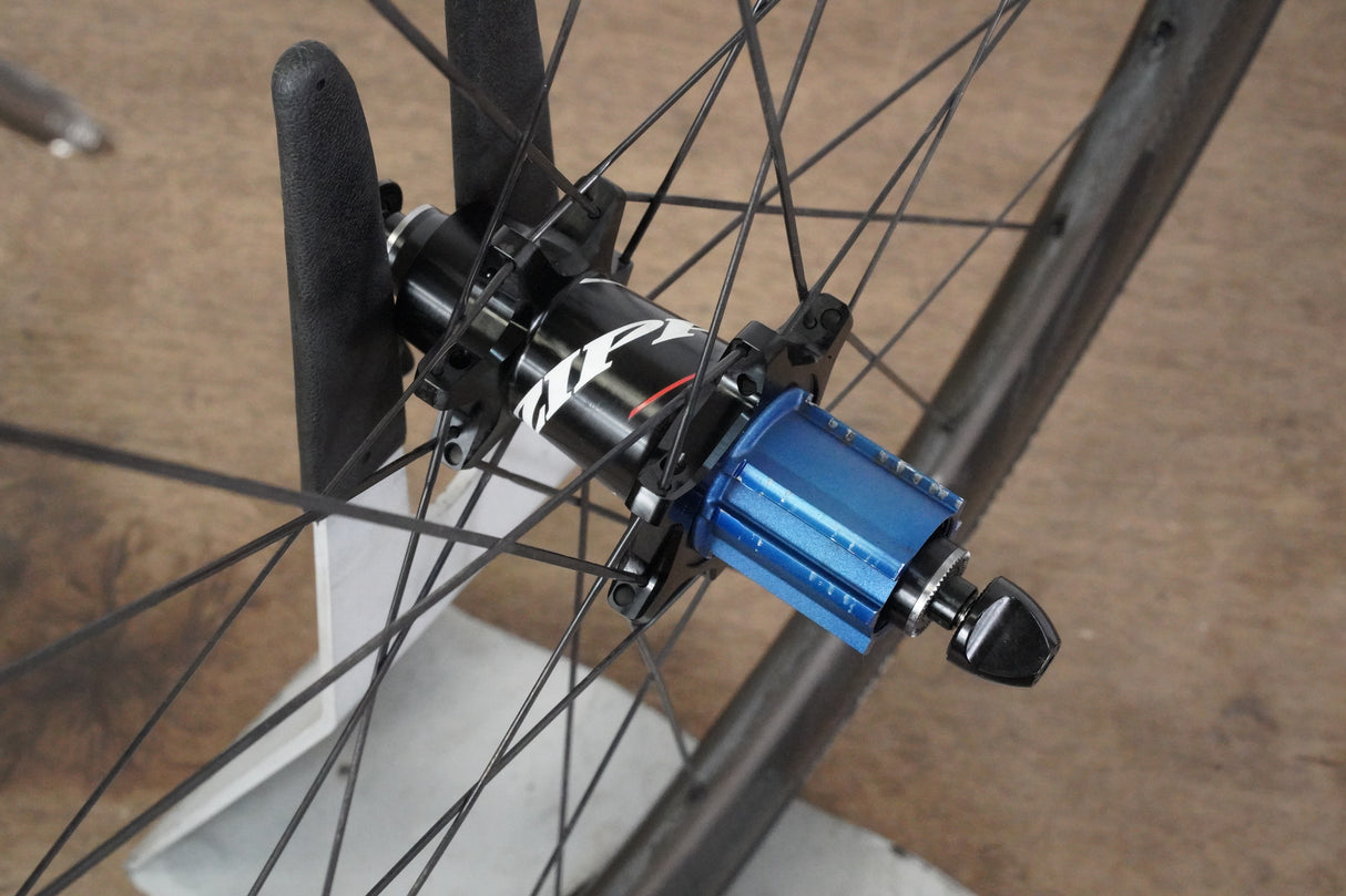 Zipp 404 Firecrest 77/177 Carbon Clincher Rim Brake Wheelset Campagnolo 11 Speed