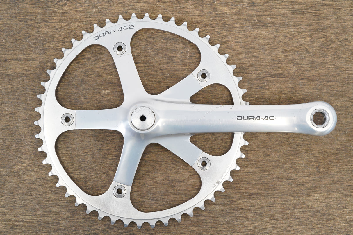 165mm 50T Shimano Dura-Ace FC-7600 1x Square tapered Track Crankset 589g