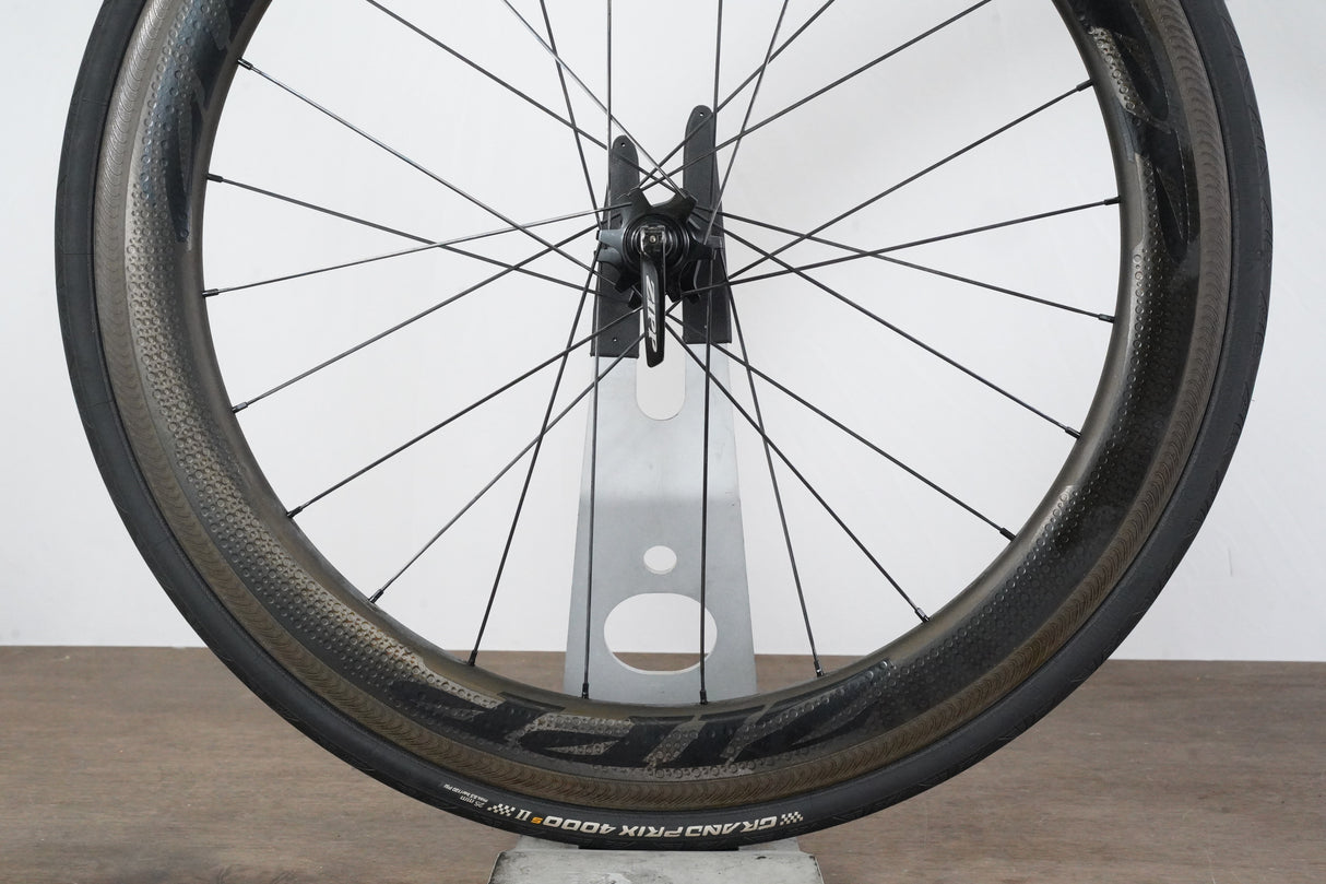 Zipp 404 Firecrest 77/177 Carbon Clincher Rim Brake Wheelset Campagnolo 11 Speed