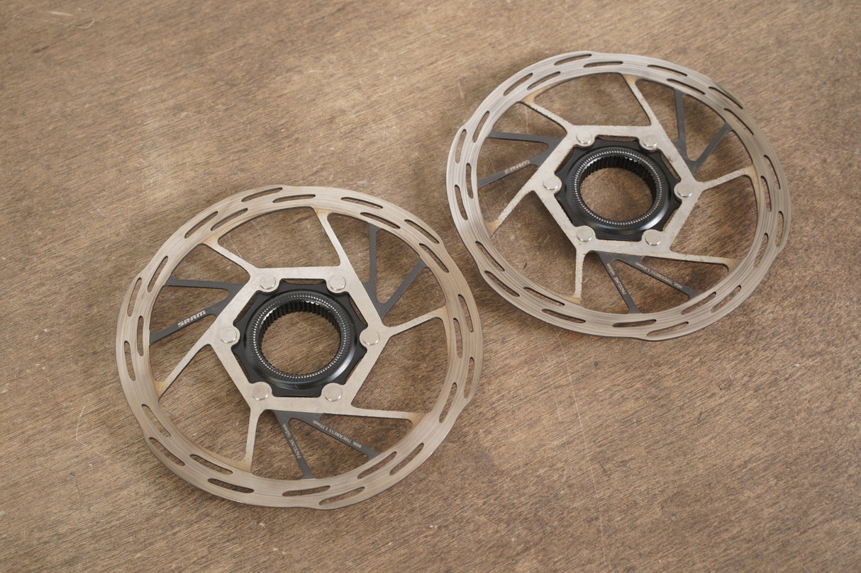 (2) 160mm SRAM PaceLine Center Lock Disc Brake Rotors
