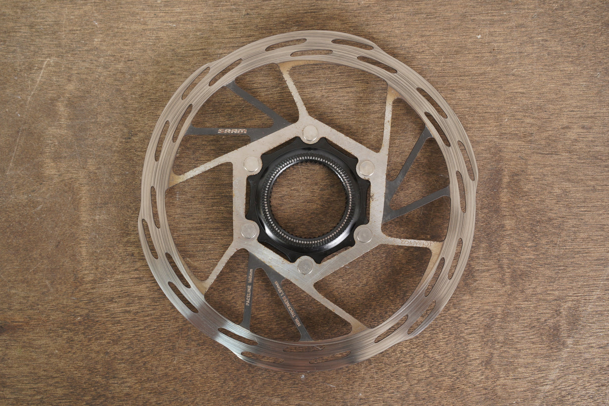 (2) 160mm SRAM PaceLine Center Lock Disc Brake Rotors