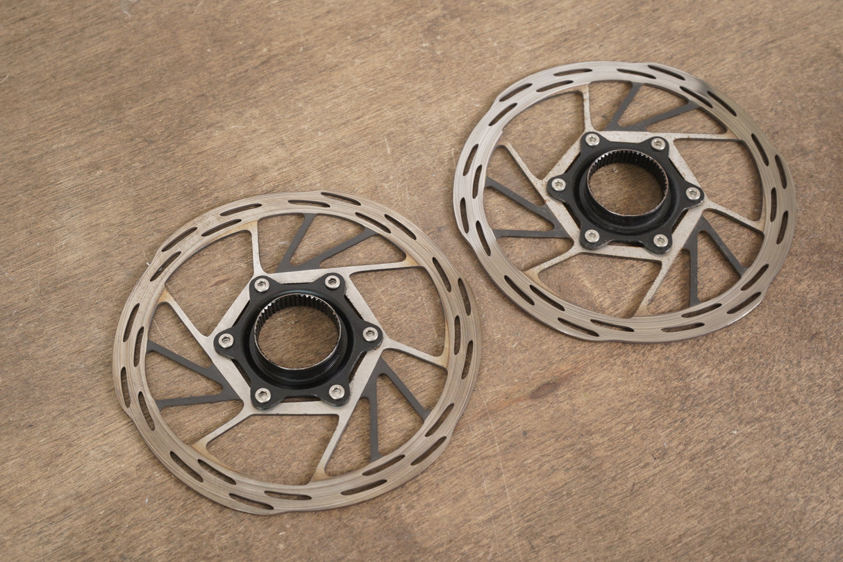 (2) 160mm SRAM PaceLine Center Lock Disc Brake Rotors
