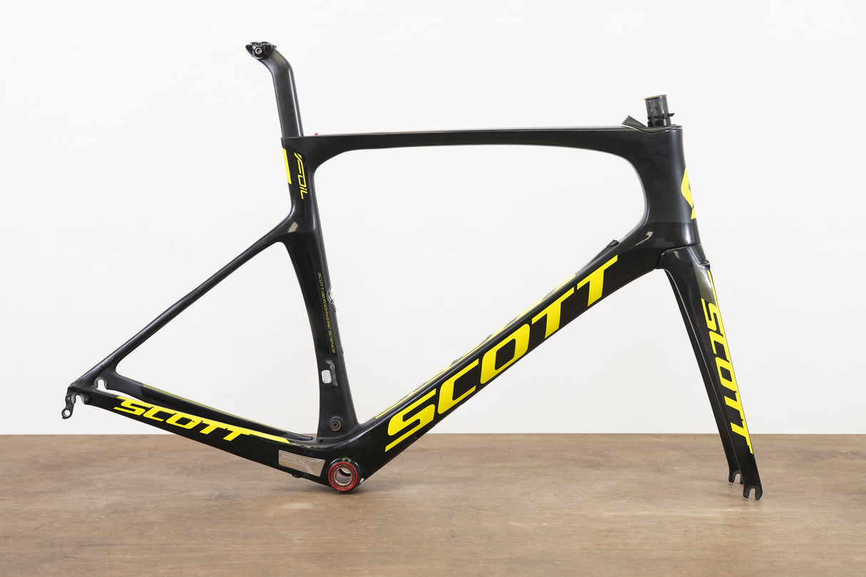 L (56cm) Scott Foil 10 Di2 Carbon Aero Rim Brake Road Frameset *Repaired*