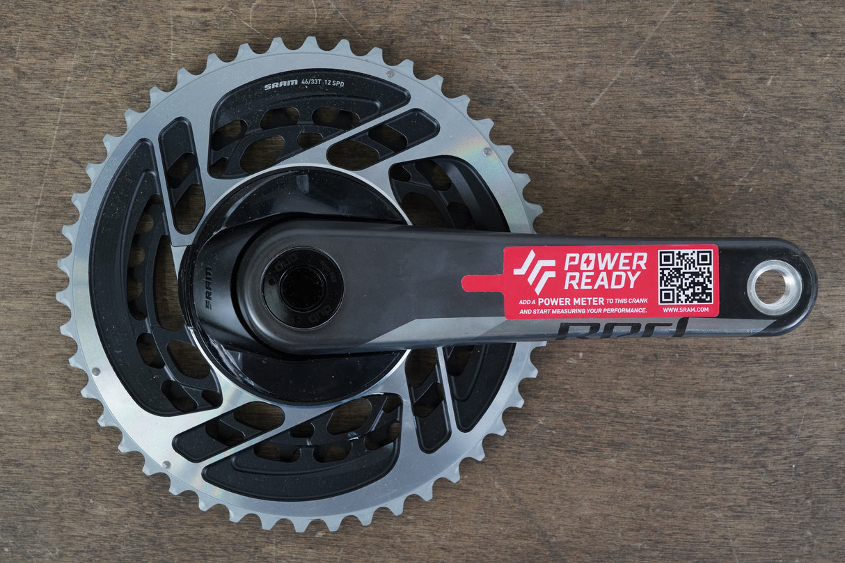 NEW 172.5mm 46/33T DUB SRAM Red AXS 12 Speed Crankset 379g
