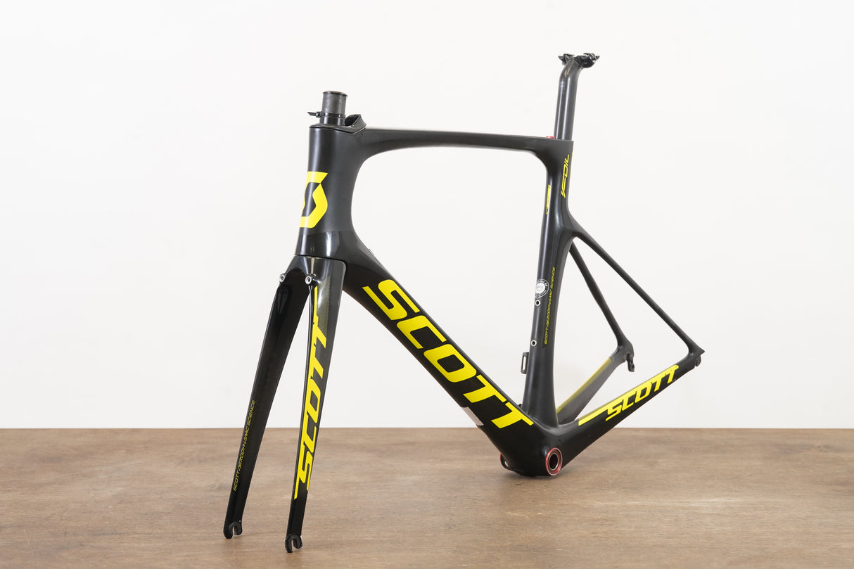 L (56cm) Scott Foil 10 Di2 Carbon Aero Rim Brake Road Frameset *Repaired*