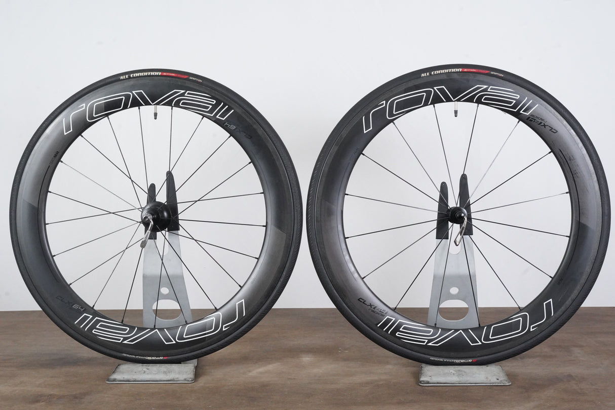 Roval CLX 64 Carbon Tubeless Clincher Rim Brake Wheelset Shimano/SRAM 11 Speed