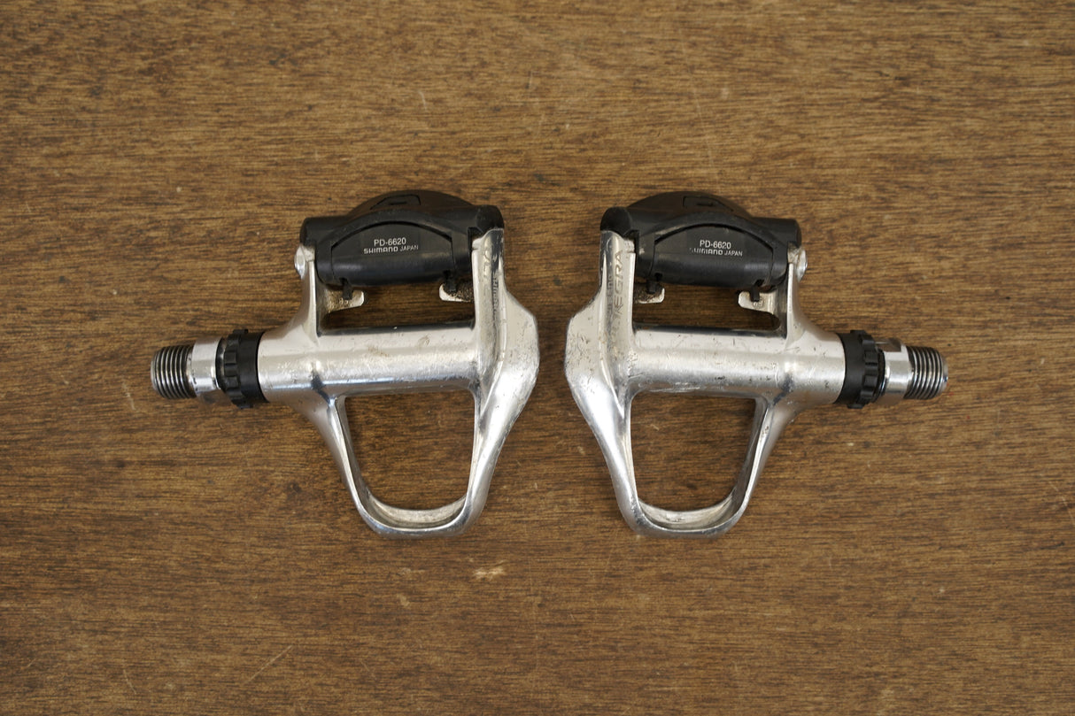 Shimano Ultegra PD-6620 SPD-SL Clipless Road Pedals 315g 6600