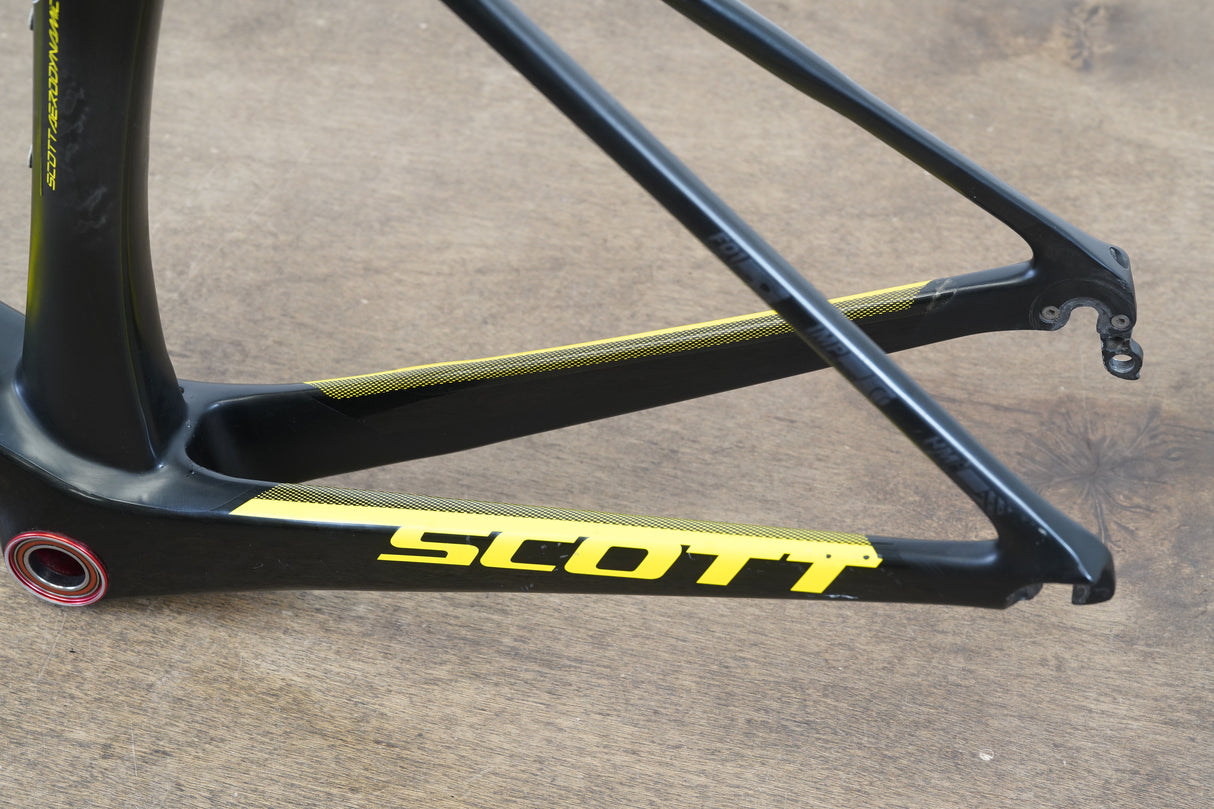 L (56cm) Scott Foil 10 Di2 Carbon Aero Rim Brake Road Frameset *Repaired*