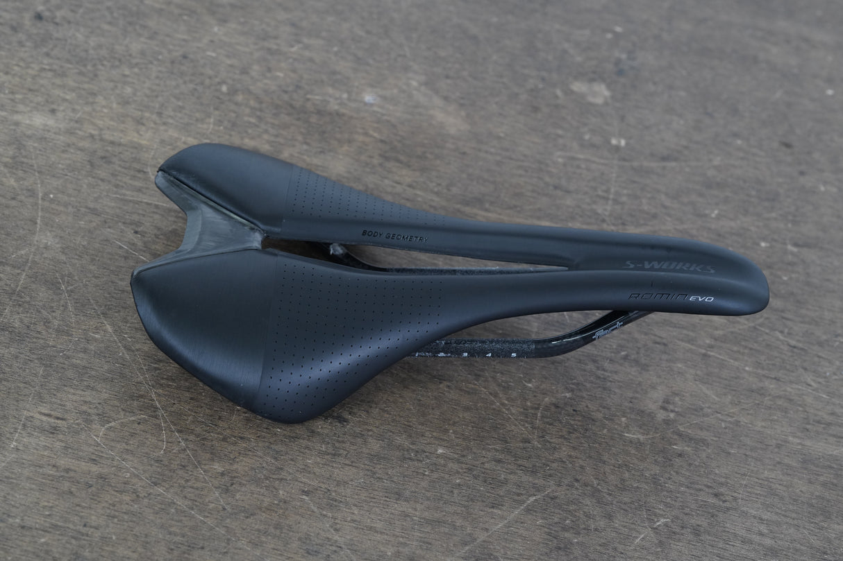143mm Specialized S-WORKS Romin Evo Carbon Rail Saddle 126g