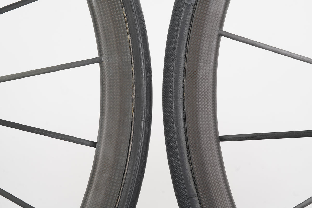Lightweight Gipfeldturm Schwarz Carbon Tubular Rim Brake Wheelset 11 Speed