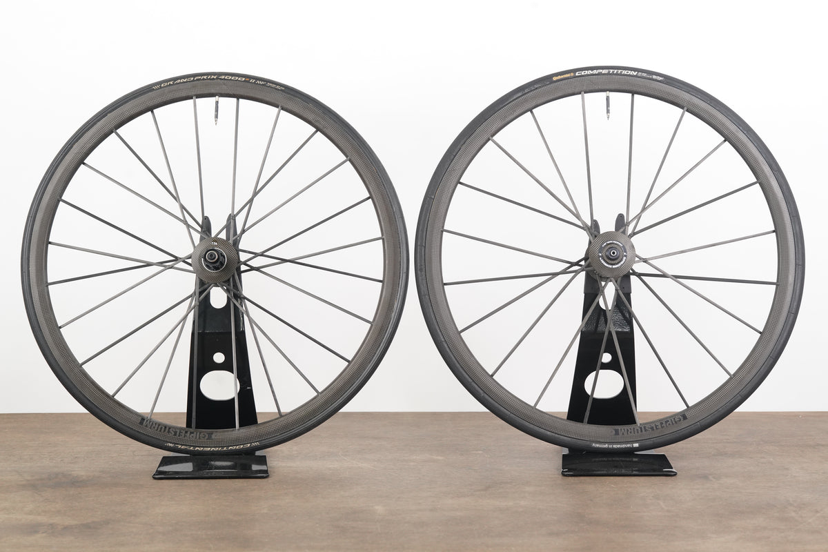 Lightweight Gipfeldturm Schwarz Carbon Tubular Rim Brake Wheelset 11 Speed