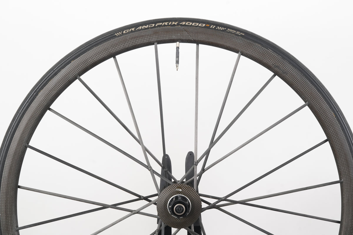 Lightweight Gipfeldturm Schwarz Carbon Tubular Rim Brake Wheelset 11 Speed