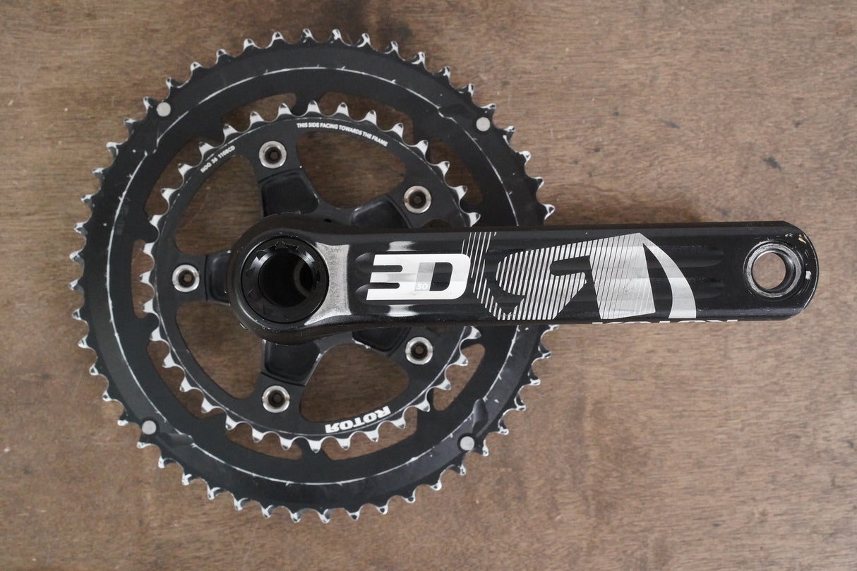 170mm 52/36T BB30 Rotor 3D Road Crankset