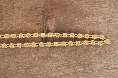 106L KMC X11SL Gold 11 Speed Road Chain 75% Life Remaining 106 Links