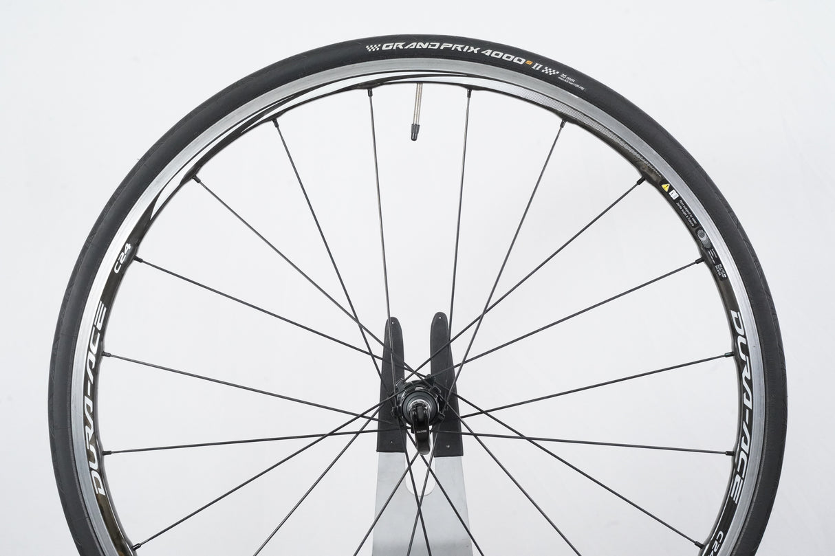 Shimano Dura-Ace WH-9000 C24 Carbon Clincher Rim Brake Wheelset 11 Speed