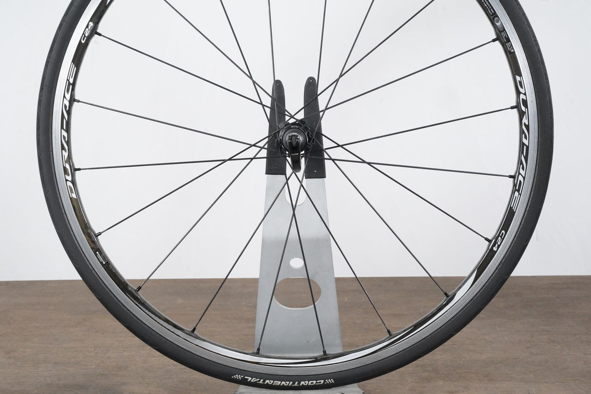 Shimano Dura-Ace WH-9000 C24 Carbon Clincher Rim Brake Wheelset 11 Speed