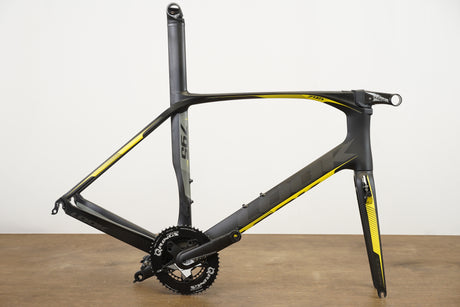 L (Large) LOOK 795 Aerolight Carbon Rim Brake Road Frameset + Crank