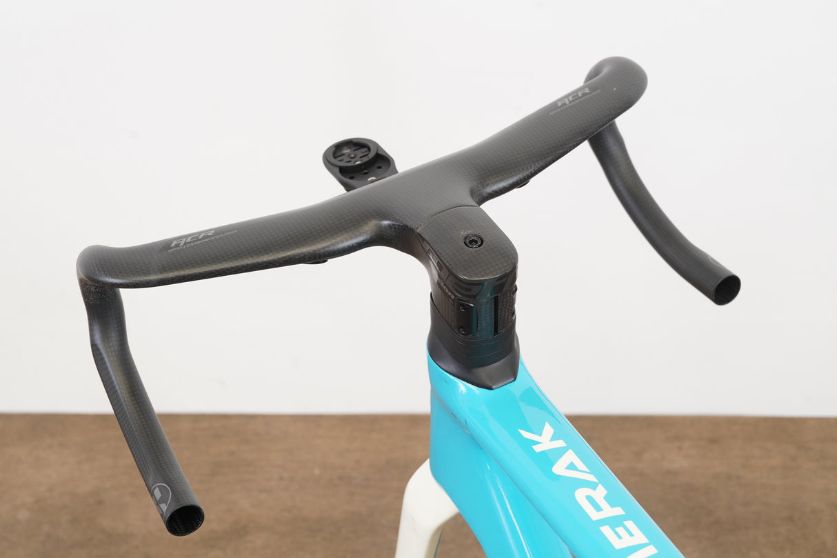 2022 50cm De Rosa Merak Carbon Disc Brake Road Frameset + Cockpit