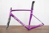 56cm Specialized Allez Sprint Zebra LTD Alloy Rim Brake Road Frameset