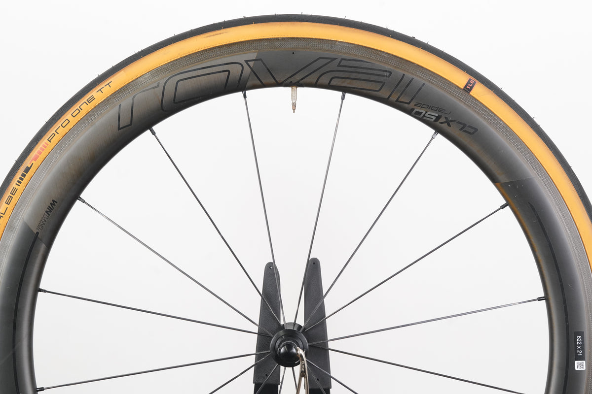 FRONT Roval CLX 50 Carbon Tubeless Clincher Rim Brake Wheel