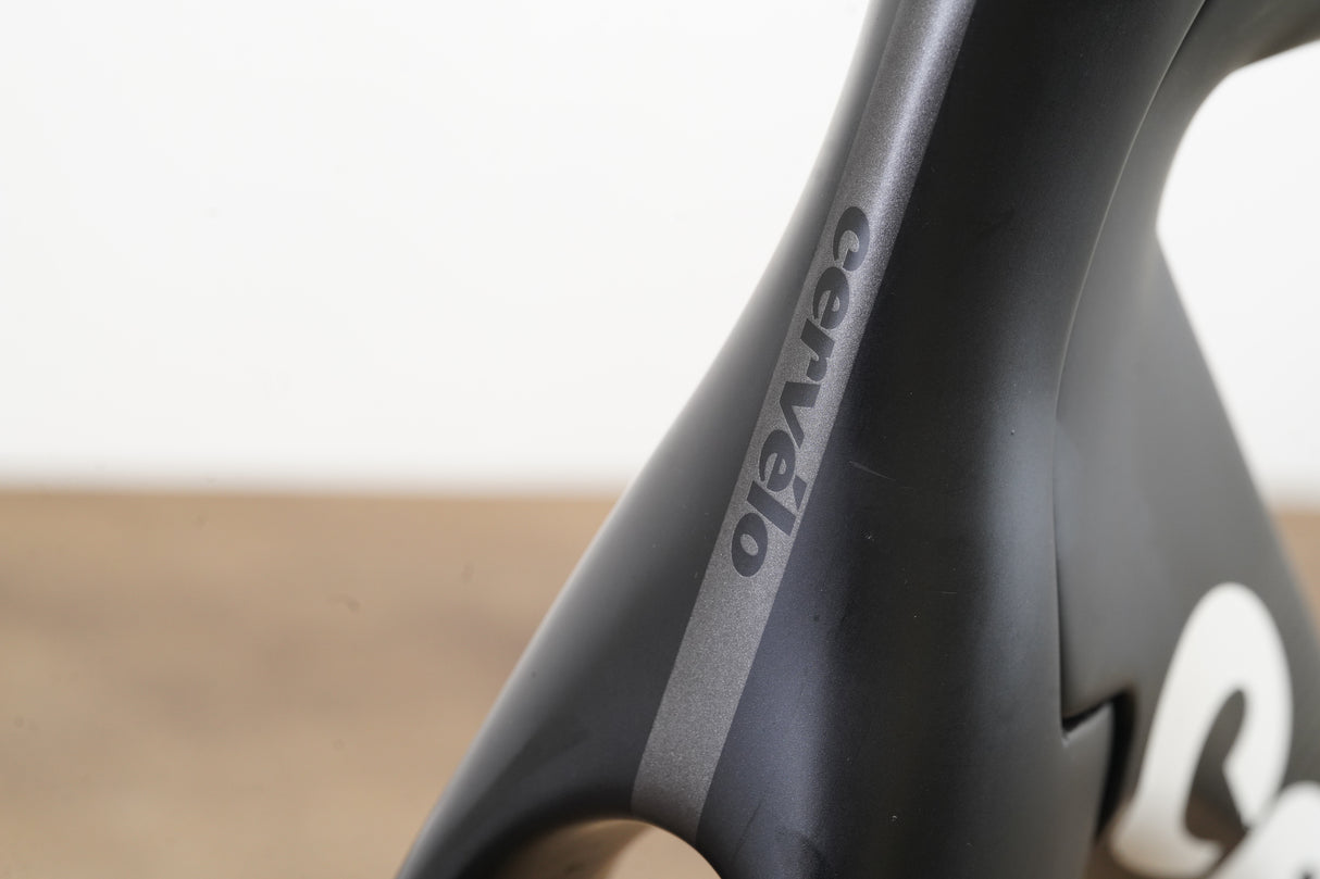 2019 54cm Cervelo S5 Carbon Aero Disc Brake Road Frameset + Cockpit