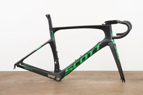 M (54cm) Scott Foil Team Di2 Carbon Aero Rim Brake Road Frameset + Cockpit
