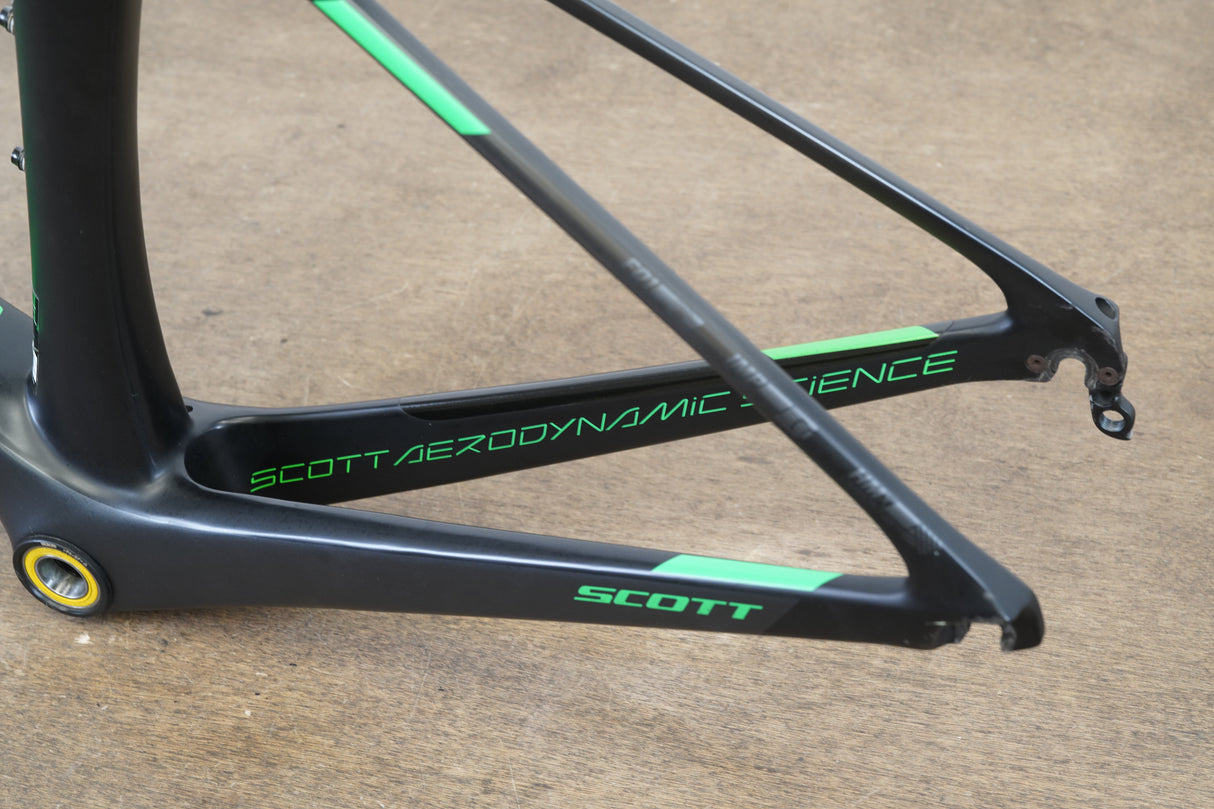 M (54cm) Scott Foil Team Di2 Carbon Aero Rim Brake Road Frameset + Cockpit