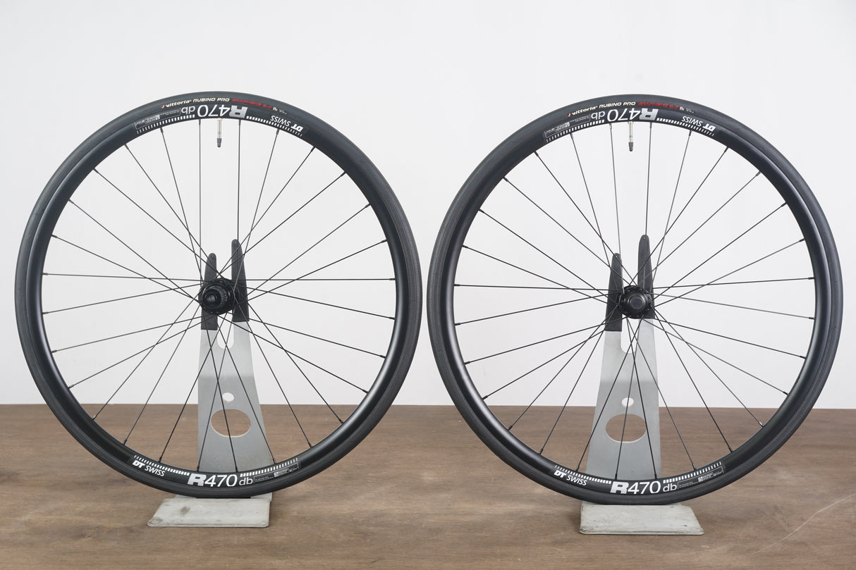 DT Swiss R470 Alloy Tubeless Clincher Disc Brake Wheelset Shimano/SRAM 11 Speed