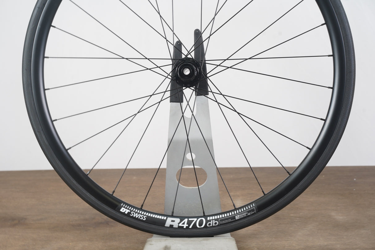 DT Swiss R470 Alloy Tubeless Clincher Disc Brake Wheelset Shimano/SRAM 11 Speed