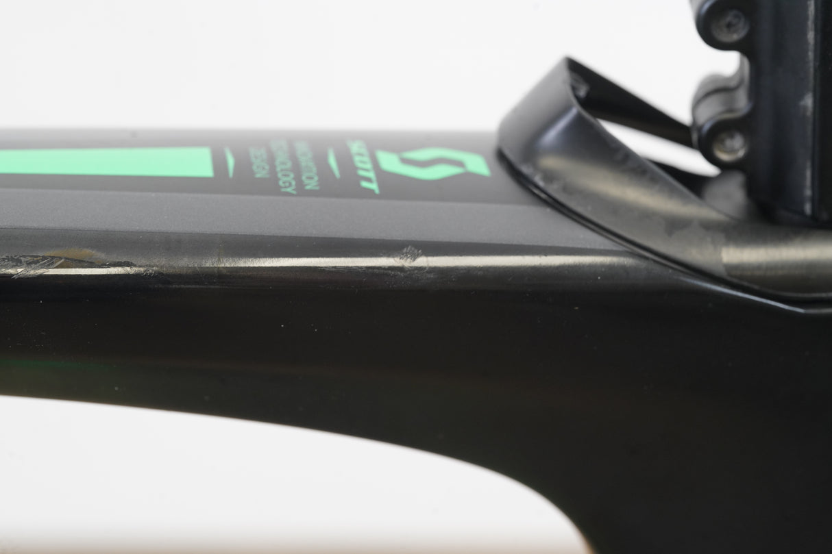 M (54cm) Scott Foil Team Di2 Carbon Aero Rim Brake Road Frameset + Cockpit