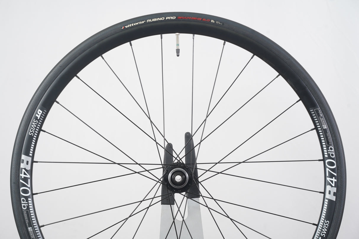 DT Swiss R470 Alloy Tubeless Clincher Disc Brake Wheelset Shimano/SRAM 11 Speed