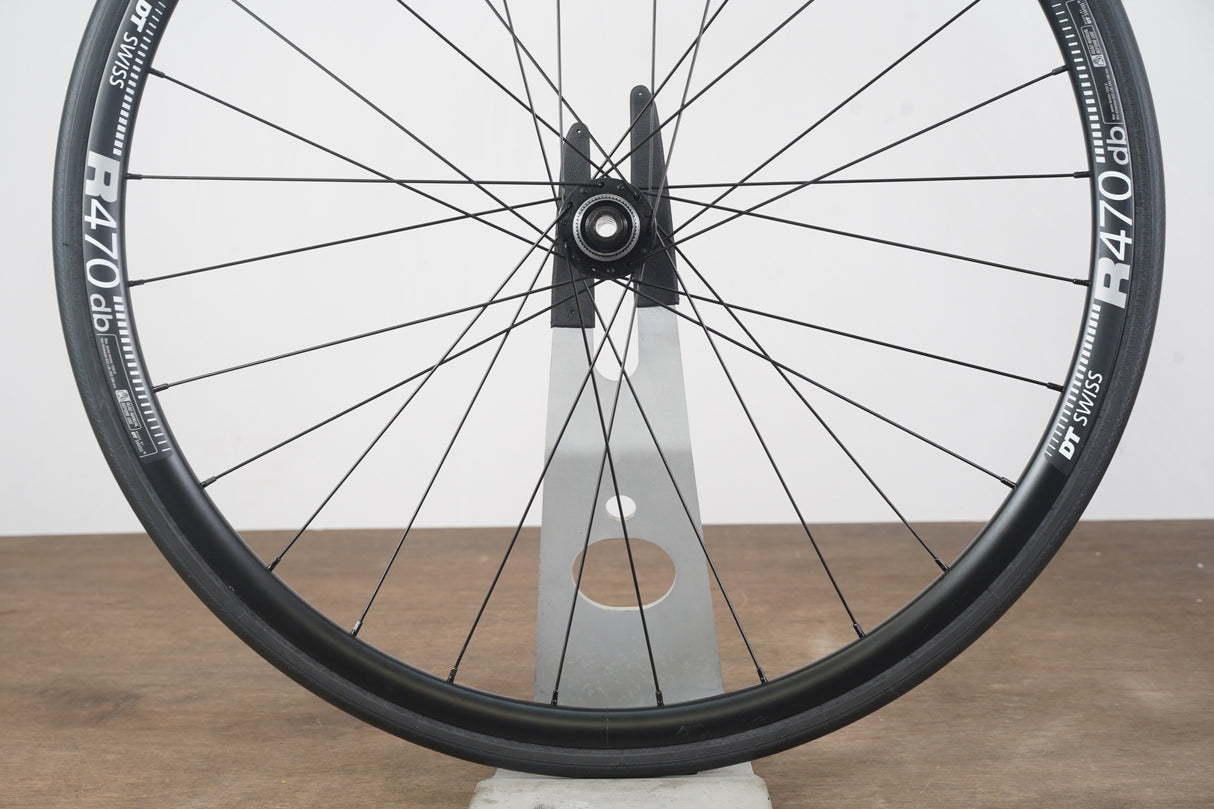 DT Swiss R470 Alloy Tubeless Clincher Disc Brake Wheelset Shimano/SRAM 11 Speed