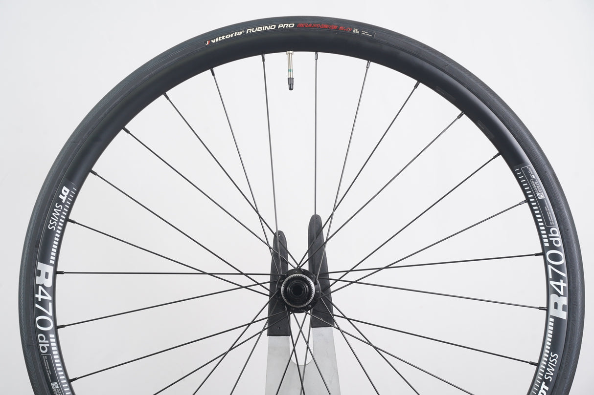 DT Swiss R470 Alloy Tubeless Clincher Disc Brake Wheelset Shimano/SRAM 11 Speed