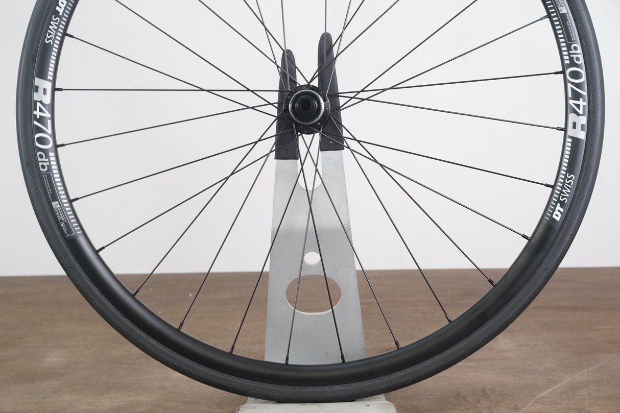 DT Swiss R470 Alloy Tubeless Clincher Disc Brake Wheelset Shimano/SRAM 11 Speed