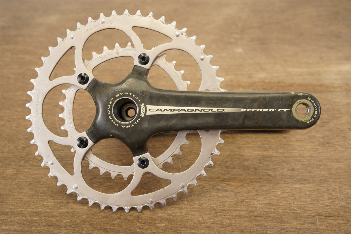172.5mm 50/34T Campagnolo CT Record 10 Speed Carbon Road Crankset