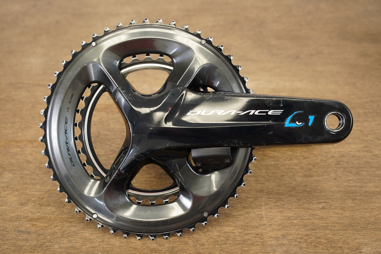 165mm 50/34T Dura-Ace FC-R9100 Stages Dual Power Meter Crankset 9100