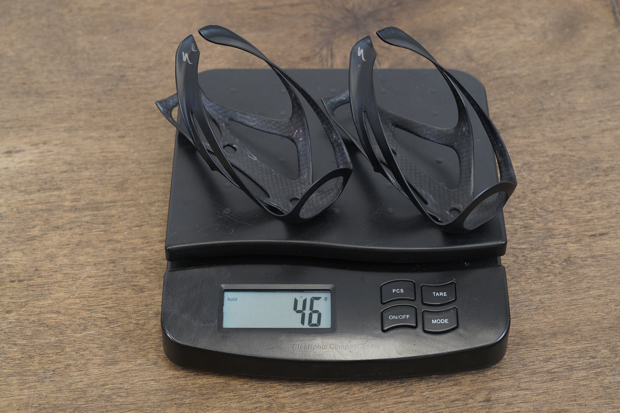 (2) Specialized S-WORKS Rib Cage III Carbon Water Bottle Cages 46g