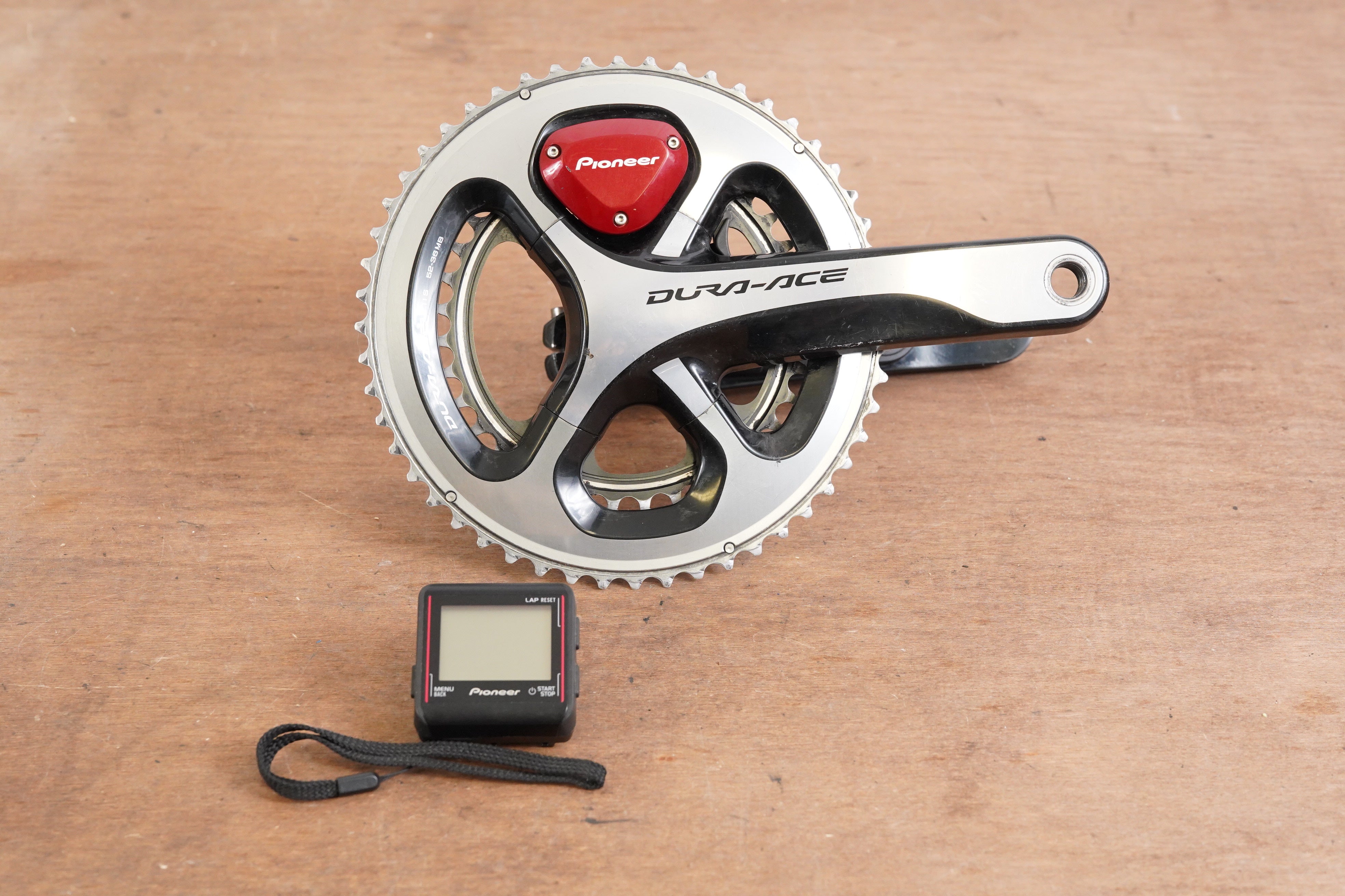 172.5mm 50/34T Shimano Dura Ace FC-9000 Pioneer Dual Power Meter Crank –  Elevate Cycling