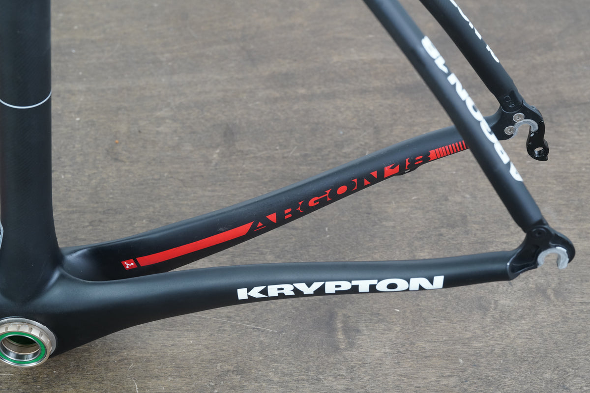 L (Large) Argon Krypton Carbon Rim Brake Road Frameset