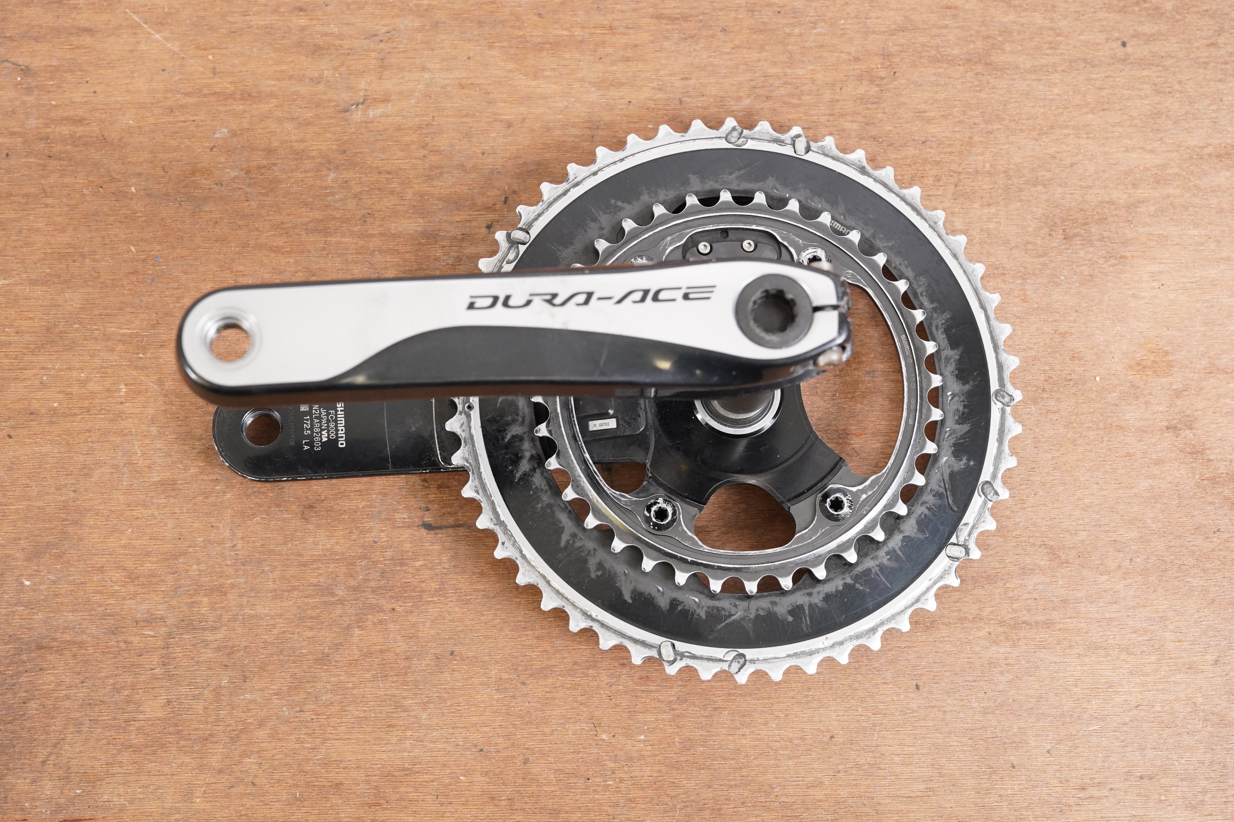 172.5mm 50/34T Shimano Dura Ace FC-9000 Pioneer Dual Power Meter Crank –  Elevate Cycling