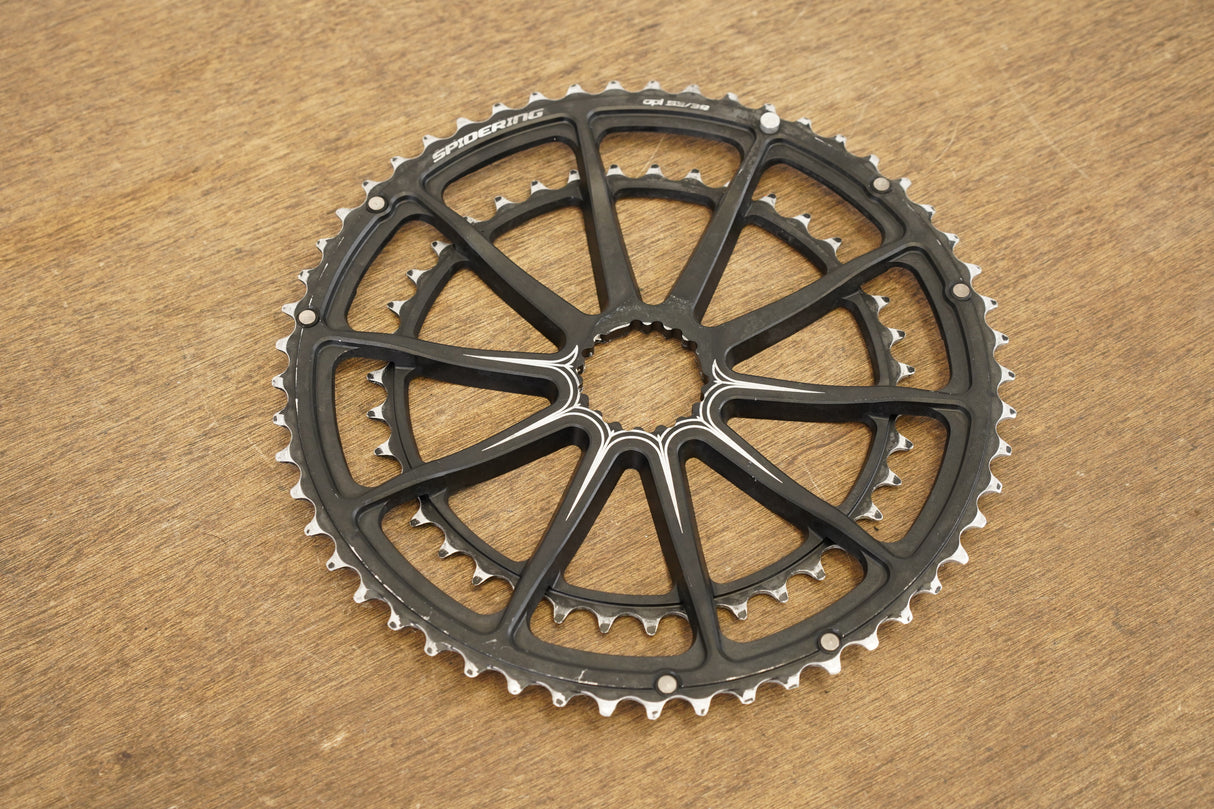 53/39T Cannondale Spidering OPI 10-Arm Chainrings For Cannondale Si Hollowgram