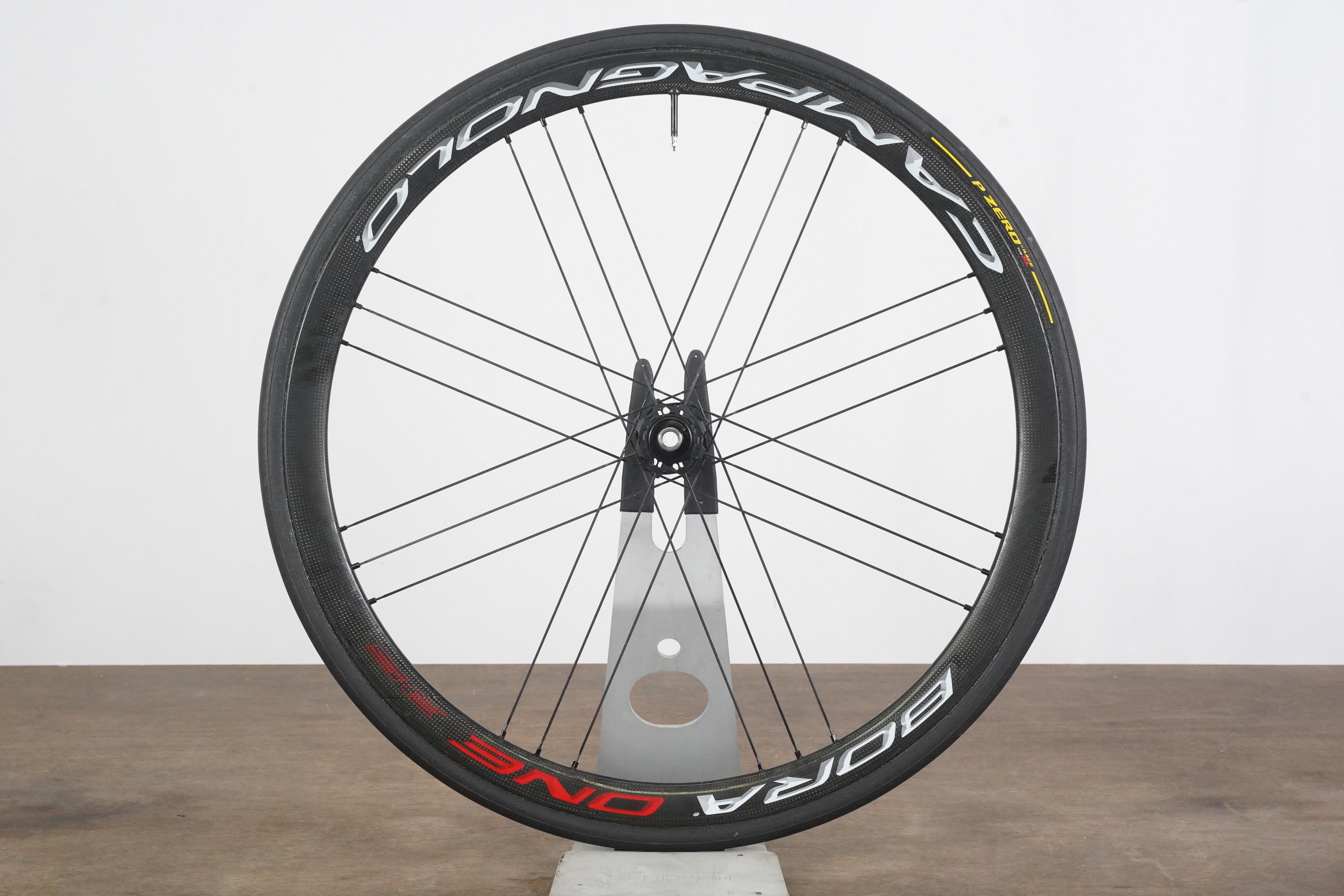 REAR Campagnolo Bora One 35 Carbon Tubular Disc Brake Wheel 11