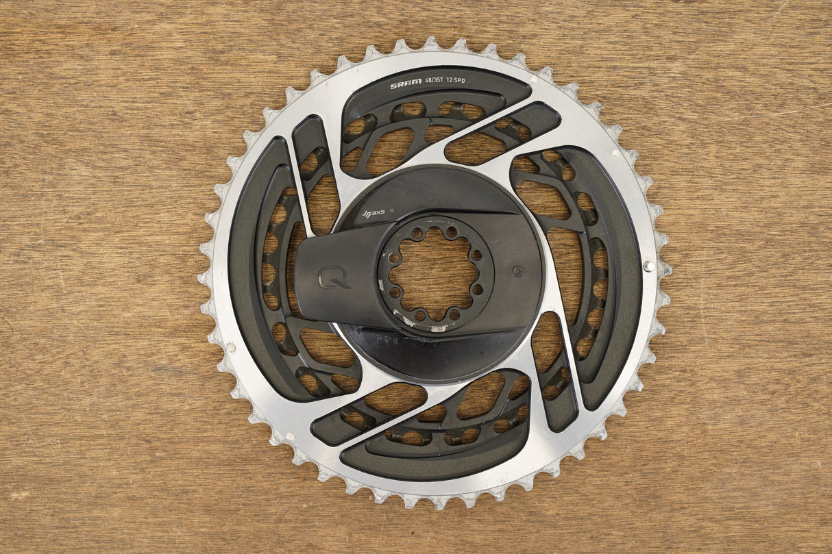 48/35T SRAM Red AXS D1 12 Speed Quarq Power Meter Chainrings + Spider
