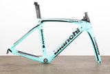 *Damaged* 50cm Bianchi Oltre XR4 CV Carbon Aero Rim Brake Road Frameset