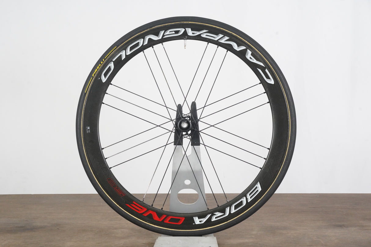 FRONT Campagnolo Bora One 50 Carbon Tubular Disc Brake Wheel